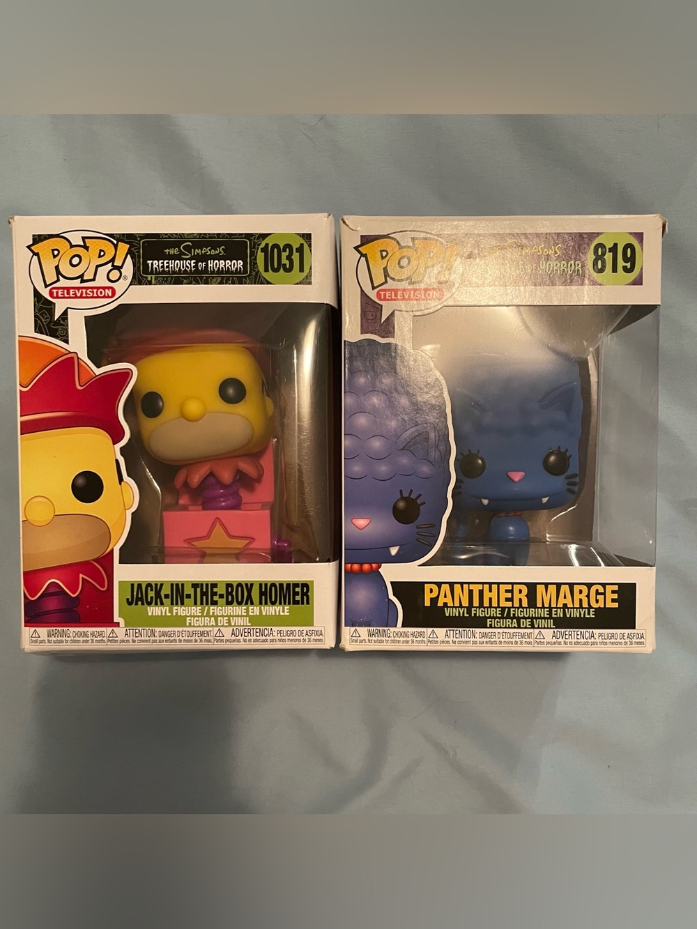 The Simpsons Treehouse Of Horror Marge And Homer Funko Pops